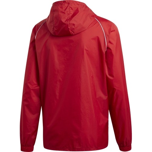 Kurtka męska Adidas Core 18 Rain Jacket, czerwona CV3695