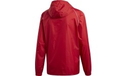 Kurtka męska Adidas Core 18 Rain Jacket, czerwona CV3695