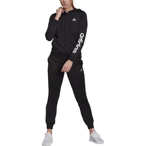 Dres damski Adidas W Lin FT TS Black GM5575