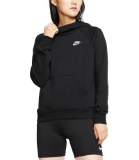 Damska bluza z kapturem Nike NSW Essential Fleece, czarna, BV4116 010