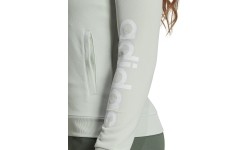 Dres damski Adidas W Lin FT TS, zielony HT7520