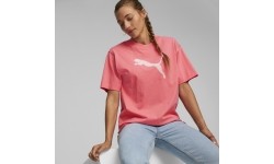 Bawełniana bluzka damska Puma Her Tee Loveable Pink 673107 63
