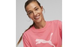 Bawełniana bluzka damska Puma Her Tee Loveable Pink 673107 63