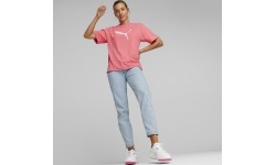 Puma Medvilninė Palaidinė Moterims Her Tee Loveable Pink 673107 63
