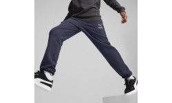 Spodnie sportowe młodzieżowe Puma Active Sports Sweatpants Tr Navy 670076 43