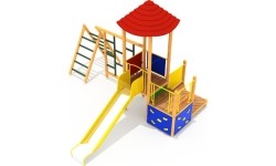 Drewniany plac zabaw dla dzieci model 2-A