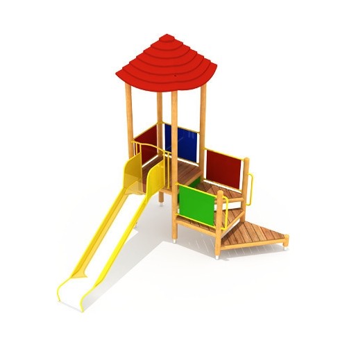 Drewniany plac zabaw dla dzieci model 5-A
