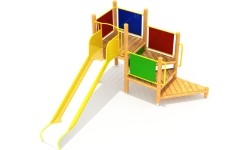 Drewniany plac zabaw dla dzieci Model 5-B