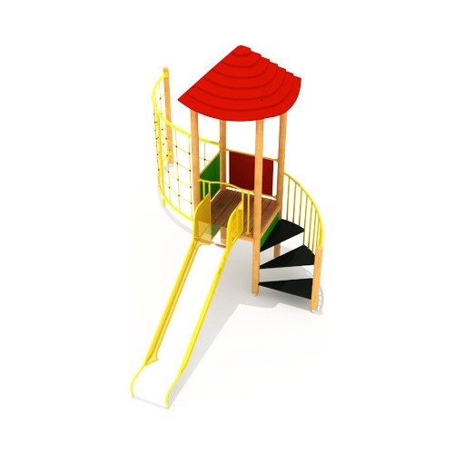 Drewniany plac zabaw dla dzieci model 7-A