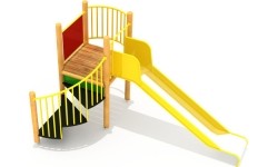 Drewniany plac zabaw dla dzieci Model 9-B