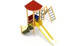 Drewniany plac zabaw dla dzieci model 10-A