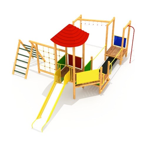 Drewniany plac zabaw dla dzieci Model 2-C