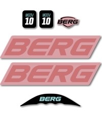 MOOV 10 - Zestaw naklejek różowy