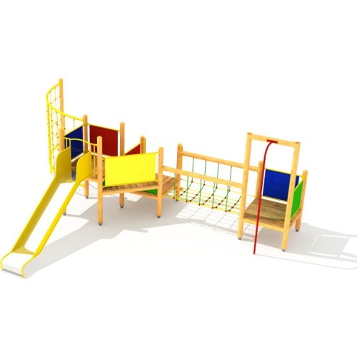 Drewniany plac zabaw dla dzieci model 6-B