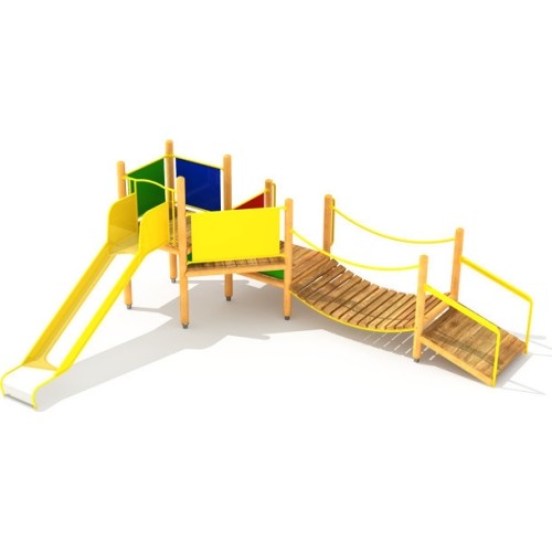 Drewniany plac zabaw dla dzieci Model 7-F