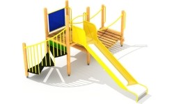 Drewniany plac zabaw dla dzieci Model 8-F