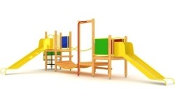 Drewniany plac zabaw dla dzieci Model 9-F