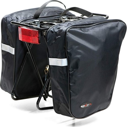Torba rowerowa na bagażnik BONIN 2x15l (czarna)