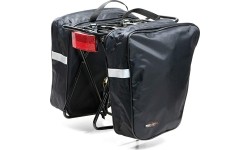 Torba rowerowa na bagażnik BONIN 2x15l (czarna)