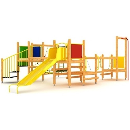 Drewniany plac zabaw dla dzieci model 11-B