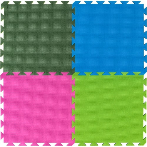 Mata Yate, 43x43x1,0 cm, różowo-szara