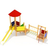 Drewniany plac zabaw dla dzieci model 12-A