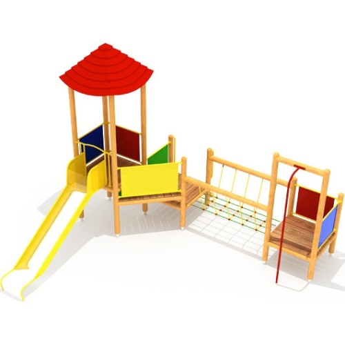 Drewniany plac zabaw dla dzieci model 12-A