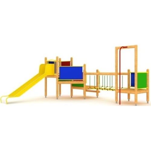 Drewniany plac zabaw dla dzieci model 12-B