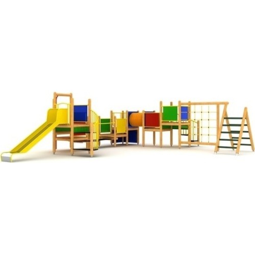 Drewniany plac zabaw dla dzieci Model 01-D