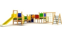 Drewniany plac zabaw dla dzieci Model 01-D
