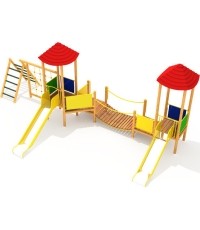 Drewniany plac zabaw dla dzieci model 03-E