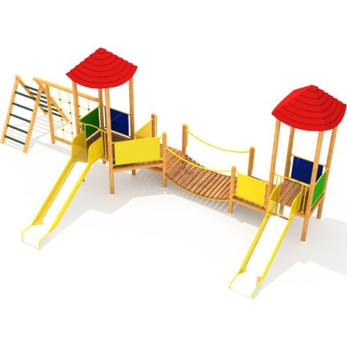 Drewniany plac zabaw dla dzieci model 03-E