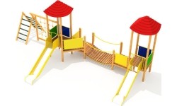 Drewniany plac zabaw dla dzieci model 03-E