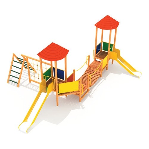 Drewniany plac zabaw dla dzieci model 03-E