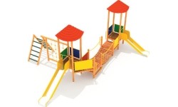 Drewniany plac zabaw dla dzieci model 03-E