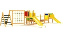 Drewniany plac zabaw dla dzieci model 03-F