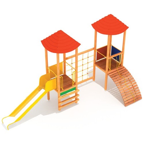 Drewniany plac zabaw dla dzieci model 04-A