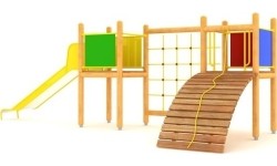 Drewniany plac zabaw dla dzieci Model 04-B
