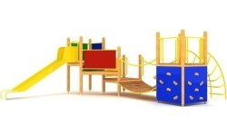 Drewniany plac zabaw dla dzieci model 05-B