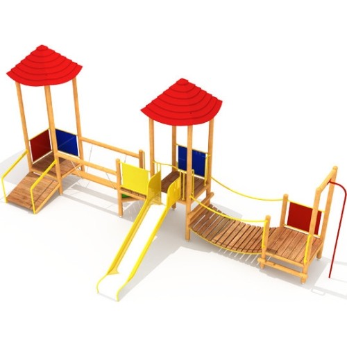 Drewniany plac zabaw dla dzieci model 0400E/1