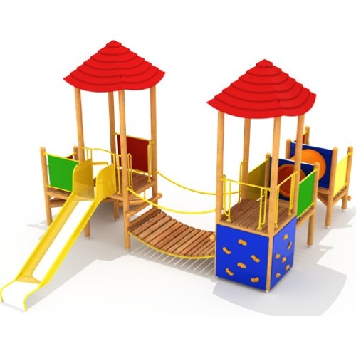 Drewniany plac zabaw dla dzieci model 0402A