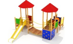 Drewniany plac zabaw dla dzieci model 0402A