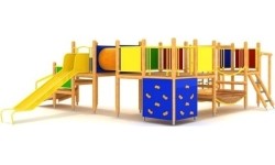 Drewniany plac zabaw dla dzieci Model 0403B