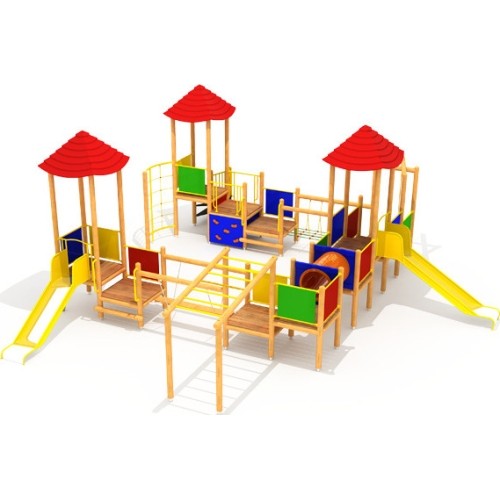 Drewniany plac zabaw dla dzieci model 0501A