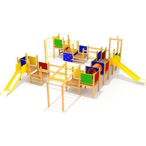 Drewniany plac zabaw dla dzieci Model 0501B