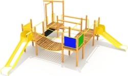 Drewniany plac zabaw dla dzieci Model 0502F