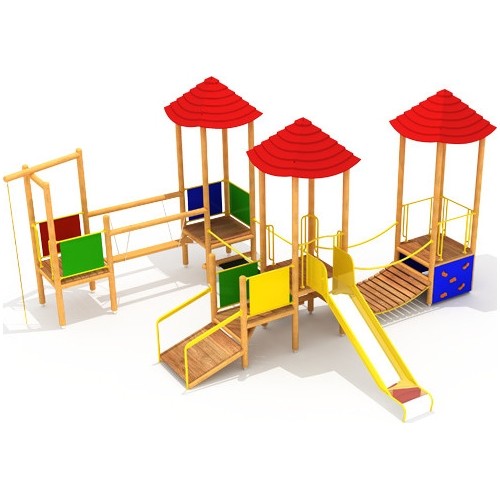 Drewniany plac zabaw dla dzieci Model 0504A