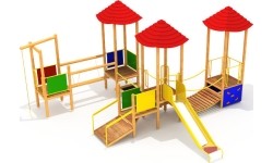 Drewniany plac zabaw dla dzieci Model 0504A
