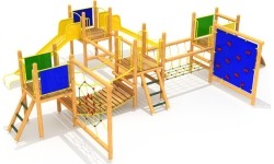 Drewniany plac zabaw dla dzieci Model 0505B