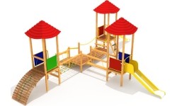 Drewniany plac zabaw dla dzieci 0506A